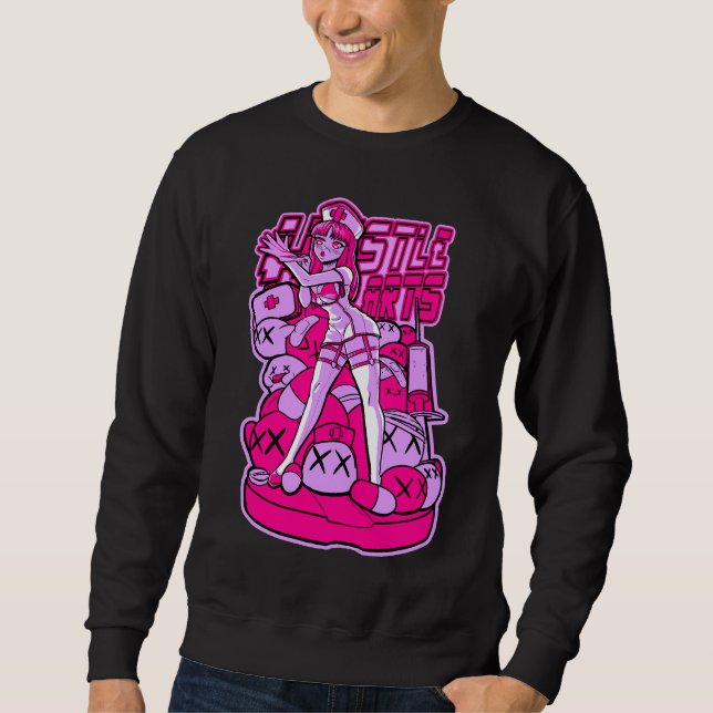 Karo Sweatshirt (Vorderseite)