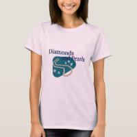 Karo und Perlen T - Shirt von Frauen