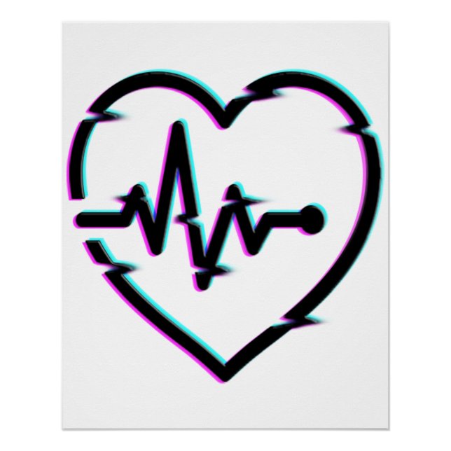 Karo Zazzle Glossy Poster (Vorderseite)
