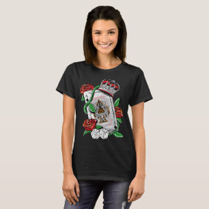 Karoass Poker-Spielkartet-stück Texas Holdem T-Shirt