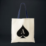 Karoass Pokerhochzeits-Taschentasche Tragetasche<br><div class="desc">Karoass Pokerhochzeits-Taschentasche. Personalizable Monogrammbuchstabe. Niedliche Idee für Brautjungfern.</div>