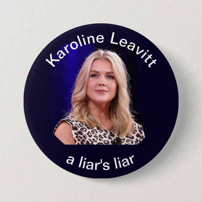 Karoline Leavitt Button (Vorderseite)