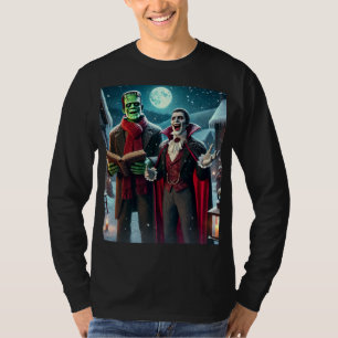 Karoling Frankensteins Monster und Dracula T-Shirt