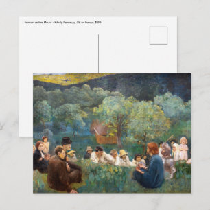Károly Ferenczy - Bergpredigt Postkarte
