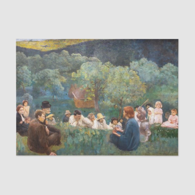 Károly Ferenczy - Bergpredigt Seidenpapier (Vorderseite)