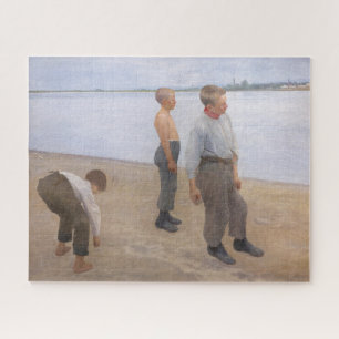 Károly Ferenczy - Jungen werfen Kieselsteine