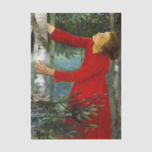 Károly Ferenczy - Vogelgesang Seidenpapier