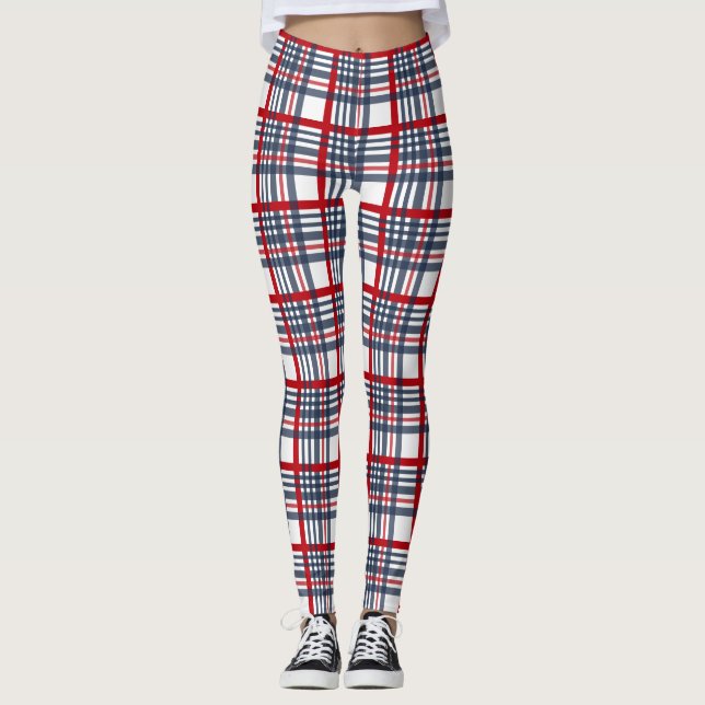 Karomuster Leggings (Vorderseite)