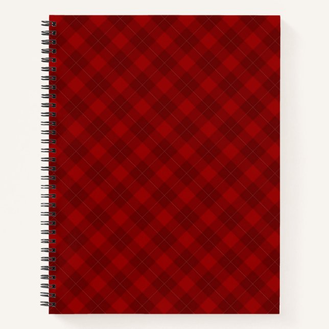 Karomuster Notizbuch (Vorderseite)
