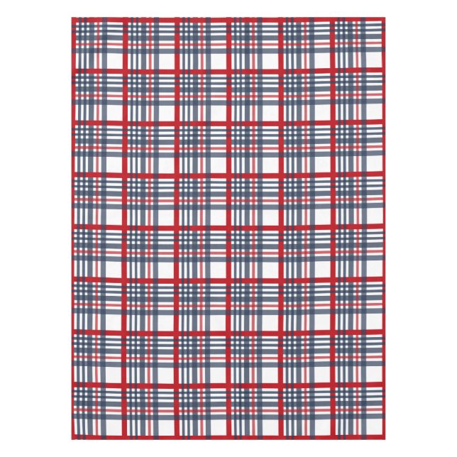 Karomuster Tischdecke (Vorderseite)