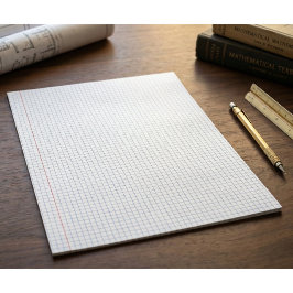 Karopapier-Hintergrund Mathematik-Grafikenpapier  Notizblock