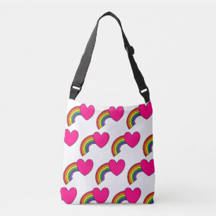 Karosseriebeutel oder Tasche mit Regenbogen und He