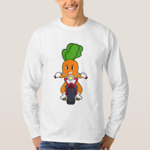 Karotte als Fahrrad mit Motorrad.PNG T-Shirt