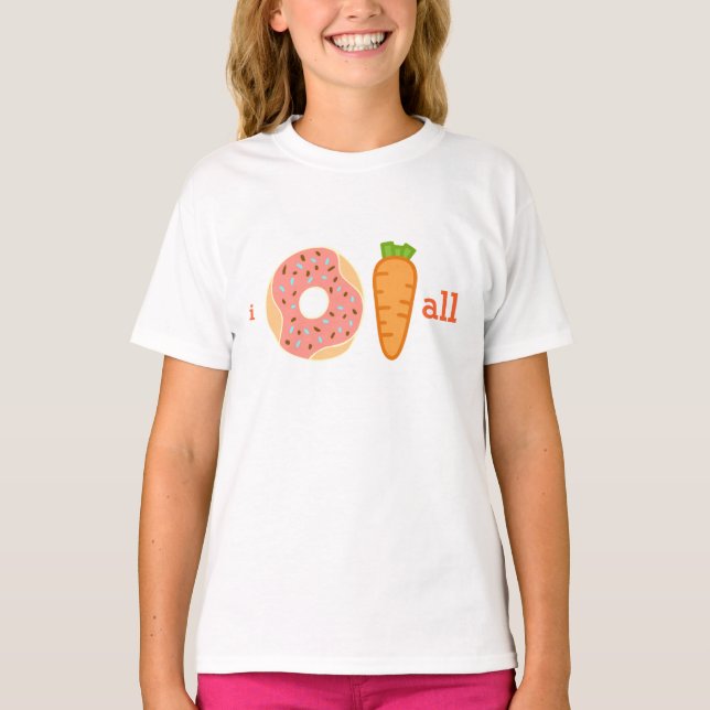 Karotte des Krapfens I alles lustige Shirt (Vorderseite)