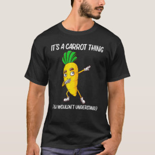 Karotte für Männer Vegane pflanzliche Pflanze T-Shirt