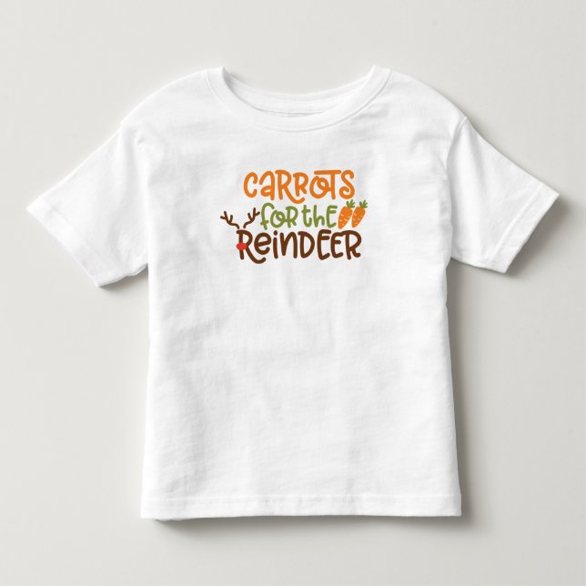 Karotten für den T - Shirt des Rentiers (Vorderseite)