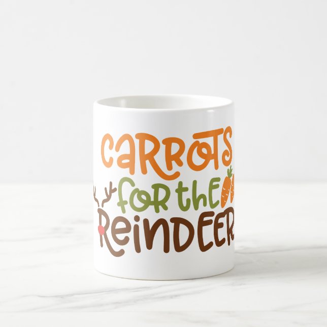 Karotten für die Tasse Rentier - Niedliche Weihnac (Mittel)