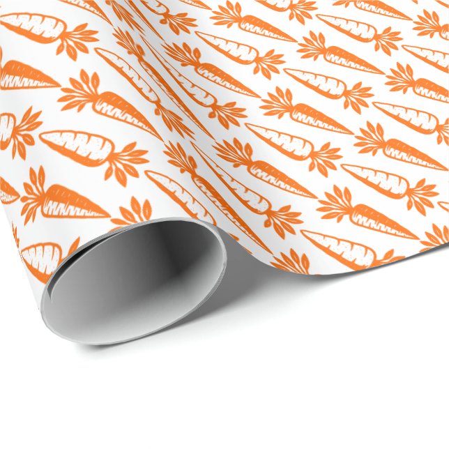 Karotten Geschenkpapier (Rolleneckpunkt)