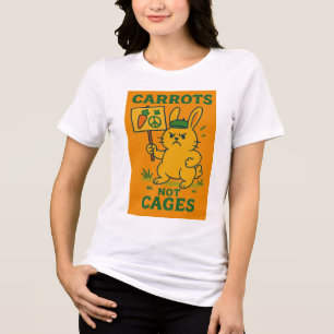 Karotten nicht Käfige Tri-Blend Shirt