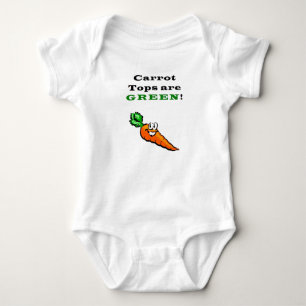 Karotten-Spitze Baby Strampler