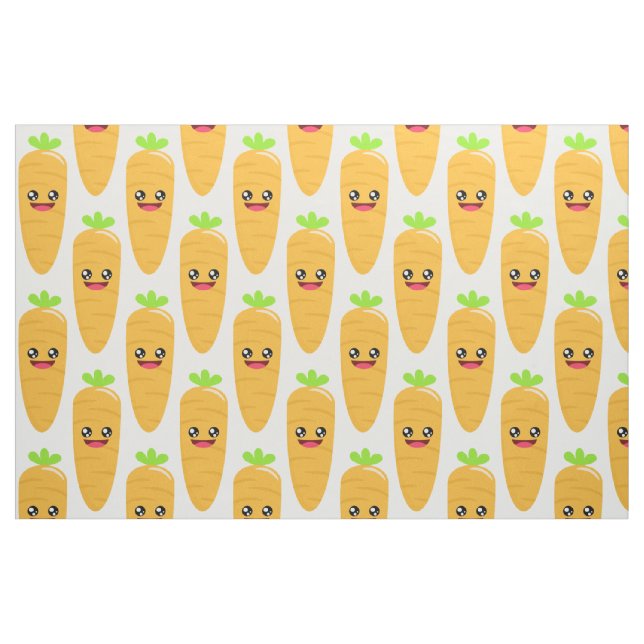 Karotten Stoff (Fat Quarter (45,7 x 55,9 cm))