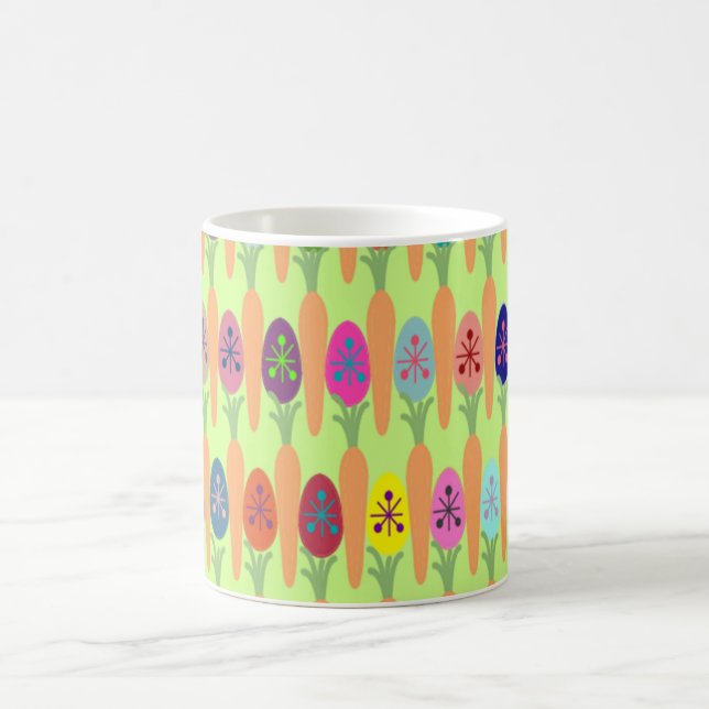 Karotten und Eier Kaffeetasse (Mittel)