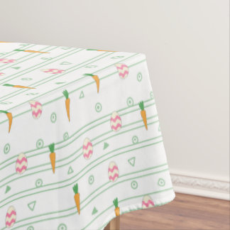Karotten und Eier Streifen Tischdecke