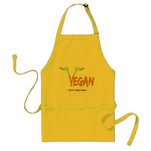 Karotten-veganer Bio Planet, der Schürzen kocht
