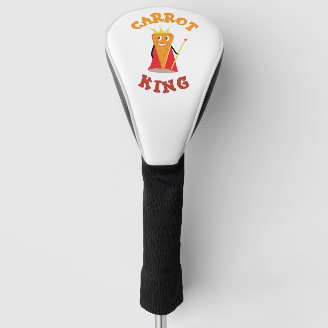 Karottenkönigskronenbild Golf Headcover (Vorderseite)
