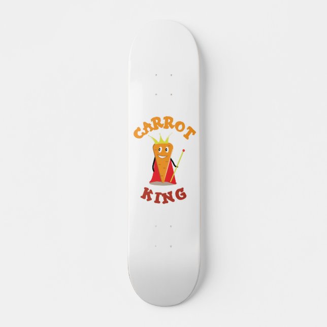 Karottenkönigskronenbild Skateboard (Vorne)