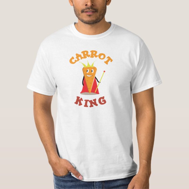 Karottenkönigskronenbild T-Shirt (Vorderseite)