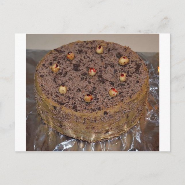 Karottenkuchen Postkarte (Vorderseite)