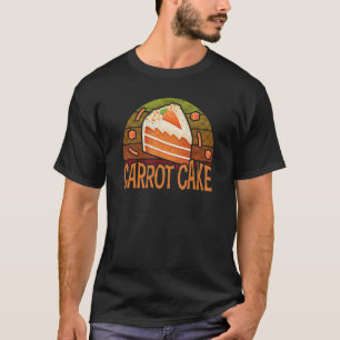 Karottenkuchen Retro-Backen Dessert Bäcker Kondito T-Shirt