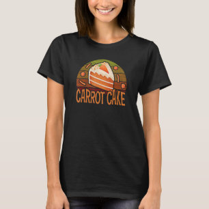 Karottenkuchen Retro-Backen Dessert Bäcker Kondito T-Shirt