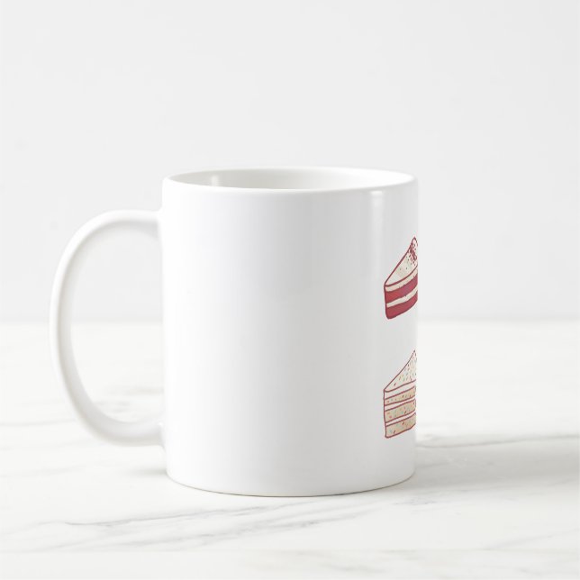 Karottenkuchenmagie Kaffeetasse (Links)