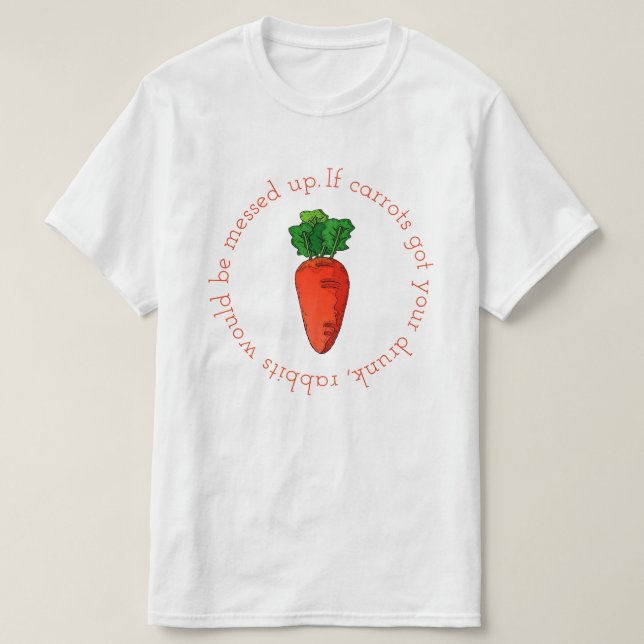 Karottensaft T-Shirt (Design vorne)