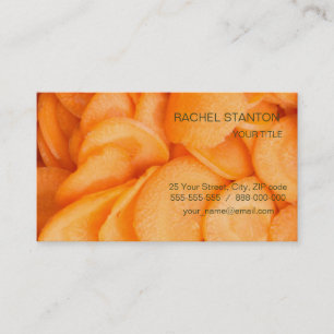 Karottenschnitt Visitenkarte