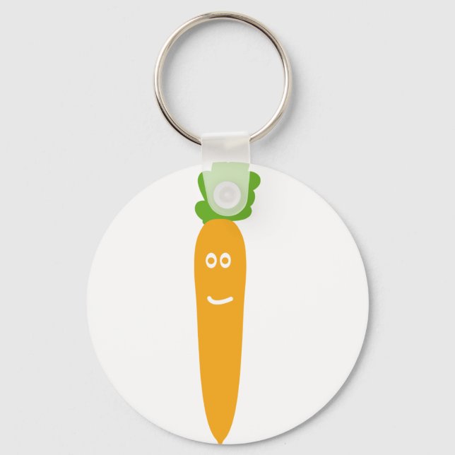 Karottensymbol Schlüsselanhänger (Vorderseite)
