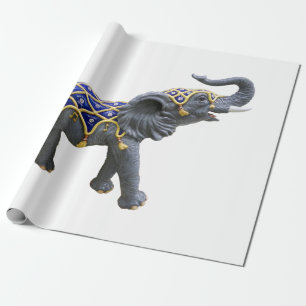 Karousel Animal Elephant Foto Stationery Geschenkpapier