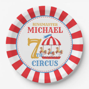 Karousel Circus Karneval Geburtstagsparty Teller