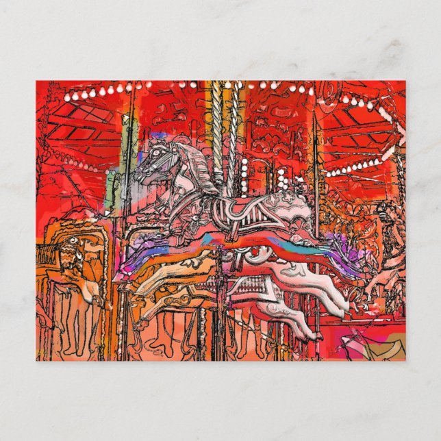 KAROUSEL POSTKARTE (Vorderseite)