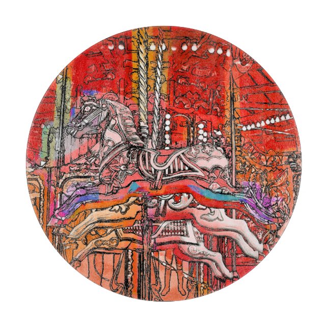 KAROUSEL SCHNEIDEBRETT (Vorderseite)