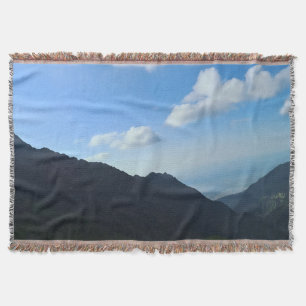 Karpaten-Blauhimmel-Gipfel – Rumänien Bergkunst Decke