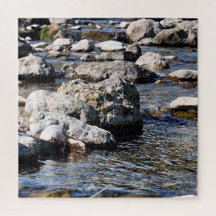 Karpaten-Gebirgsfluss – Naturdruck Rumänien