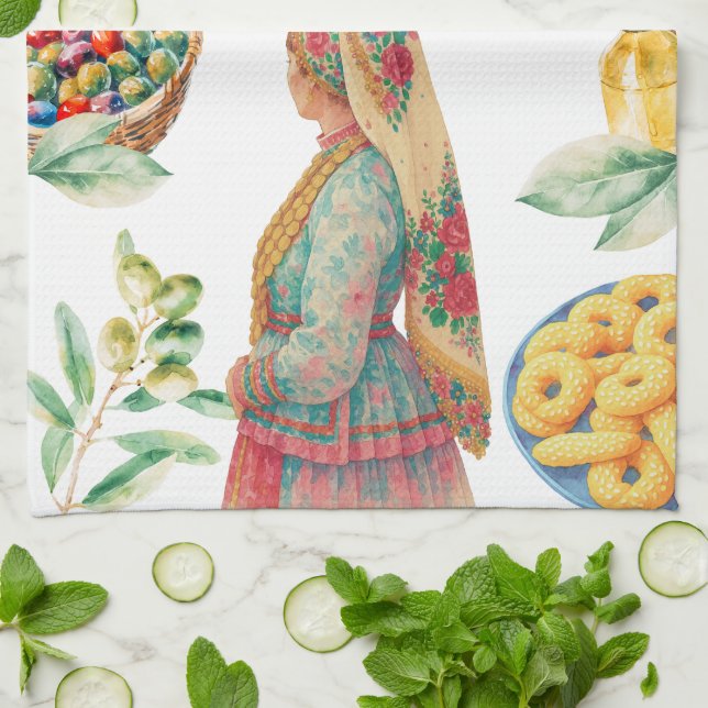 Karpathia Kitchen Towel Geschirrtuch (Gefaltet)