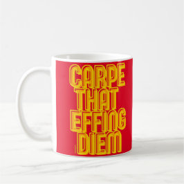 KARPE, DAS FLIESEN DIEM lustige latin Zitat Kaffeetasse