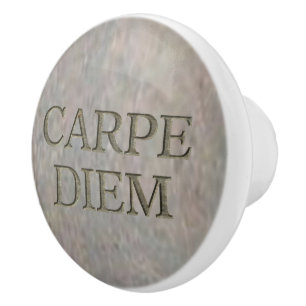 Karpe Diem Stone Keramik Knopf Keramikknauf