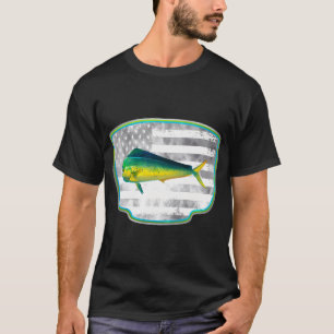 Karpfen Amerikanische Flagge 1 T-Shirt
