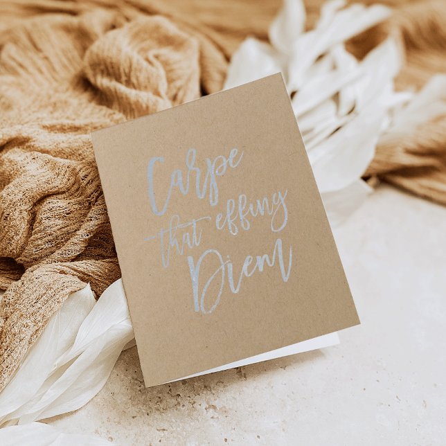 Karpfen, die sich abspielen | Silber Folienkarte (Von Creator hochgeladen)