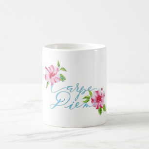 Karpfen ergreifen den Tag Hibiskus Tasse